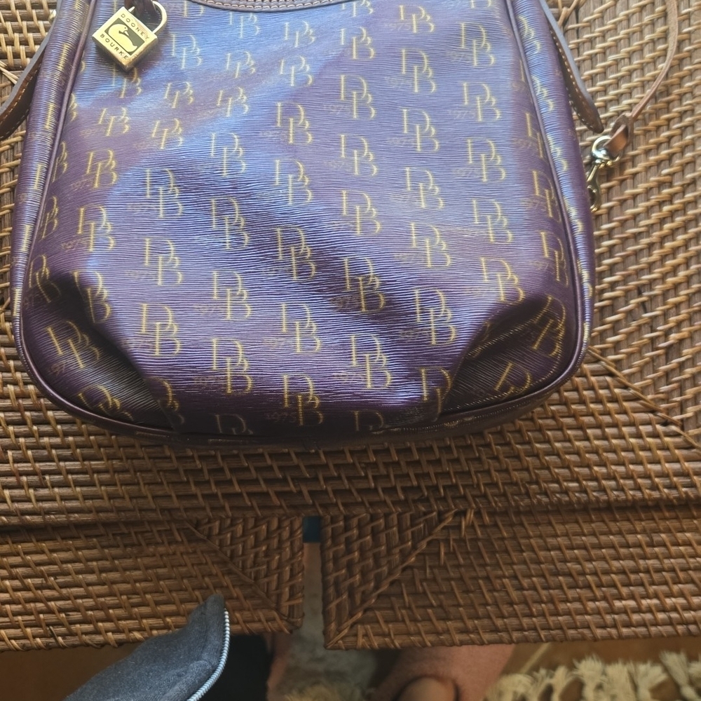 Dooney & Bourke Red and Tan Interior Bag